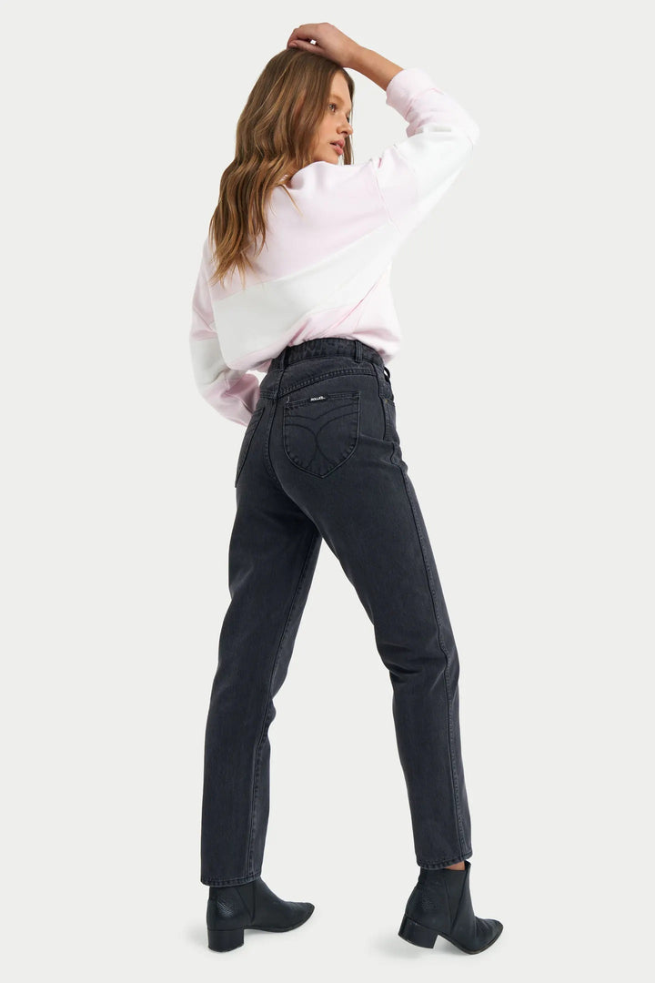 ROLLAS Womens Split Logo Sweater - Pink, WOMENS KNITS & SWEATERS, ROLLAS, Elwood 101