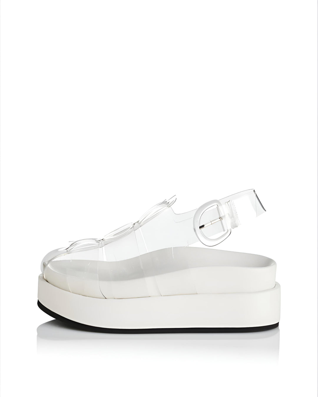 ALIAS MAE Womens Lola Flatforms in Clear, WOMENS SHOES, ALIAS MAE, Elwood 101