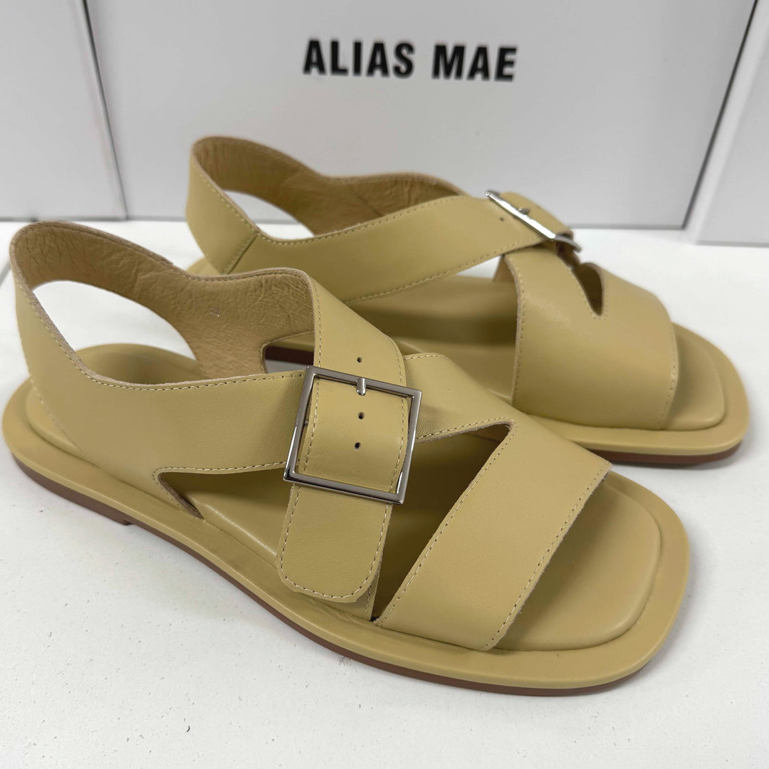 ALIAS MAE Womens Kerry Leather Sandals - Butter Leather, WOMENS SHOES, ALIAS MAE, Elwood 101