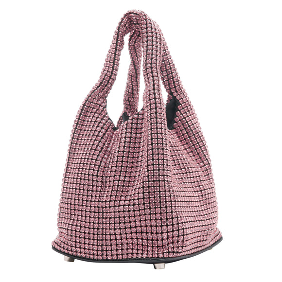 AMBER SCEATS Womens Neve Crystal Handbag - Pink, WOMENS BAGS & CLUTCHES, AMBER SCEATS, Elwood 101