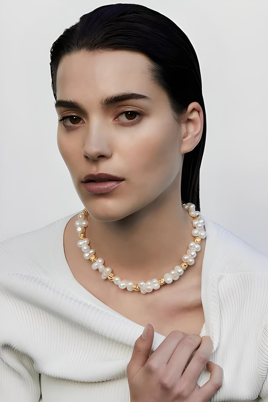 AMBER SCEATS Womens Farida Necklace - Gold, WOMENS JEWELLERY, AMBER SCEATS, Elwood 101