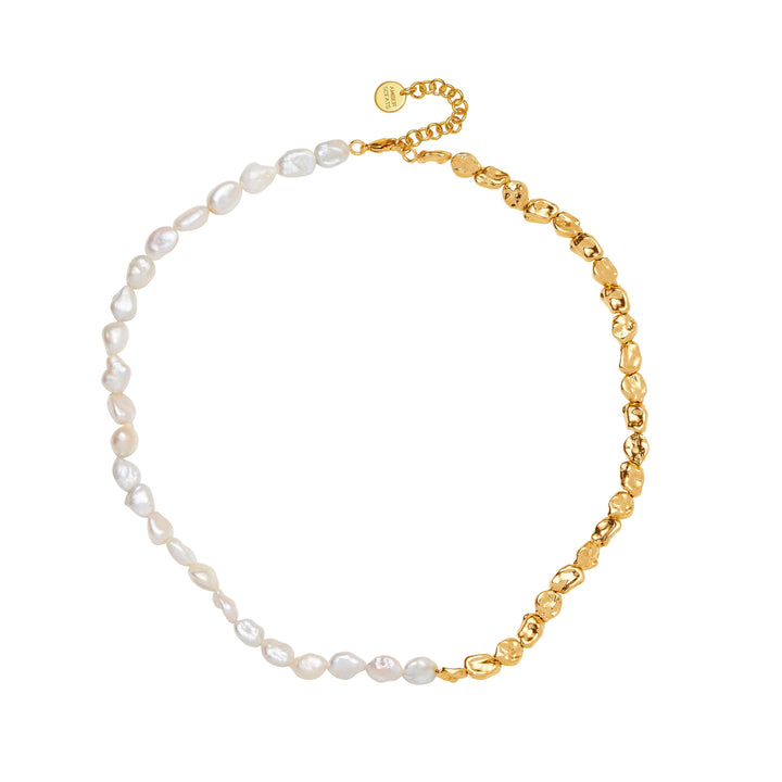 AMBER SCEATS Womens Moore Necklace Gold & Pearl, WOMENS JEWELLERY, AMBER SCEATS, Elwood 101