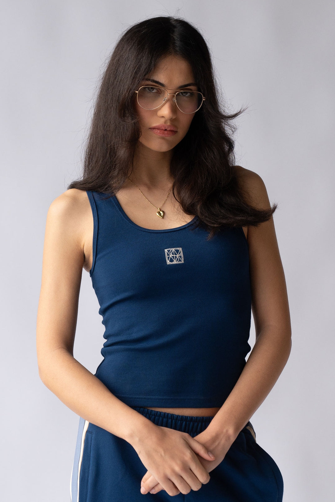 ARAMINTA JAMES Womens Mio Tank - Midnight Blue, WOMENS TEES & TANKS, ARAMINTA JAMES, Elwood 101
