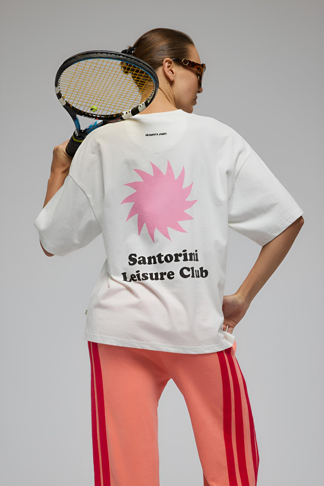 ARAMINTA JAMES Womens Santorini Oversized Tee Warm White, WOMENS TEES & TANKS, ARAMINTA JAMES, Elwood 101