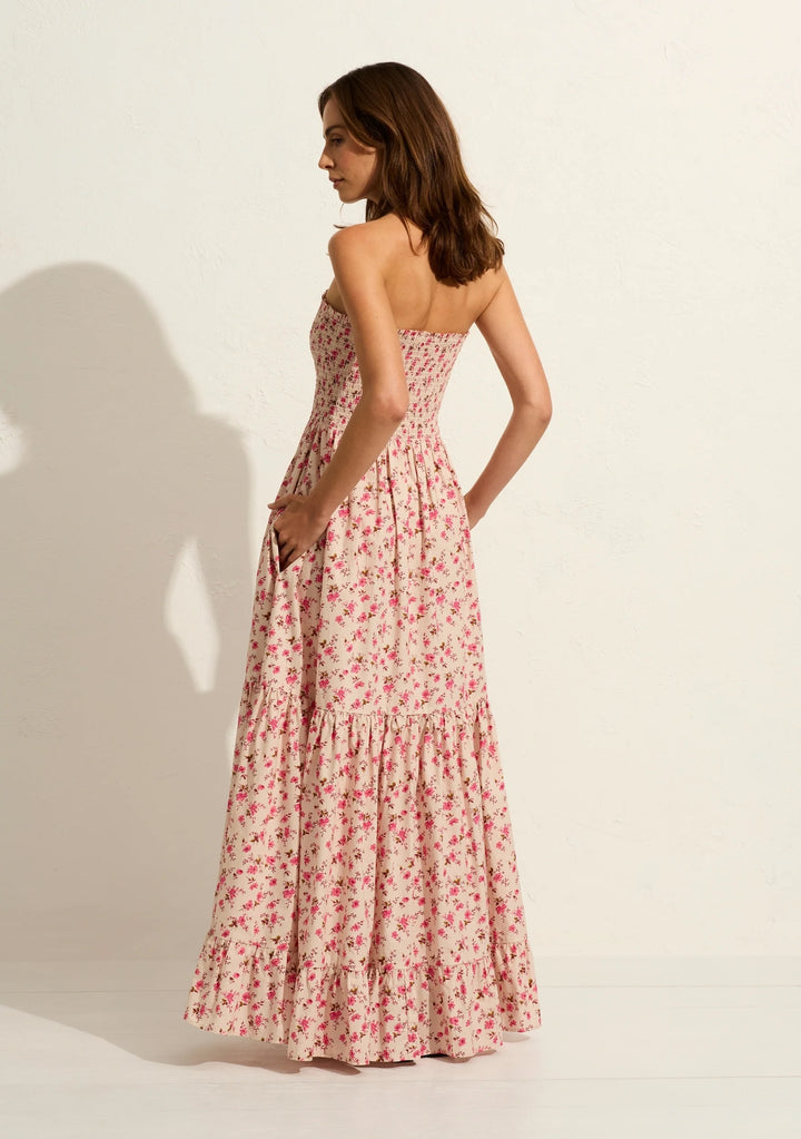 AUGUSTE THE LABEL Womens Anthea Maxi Dress - Oat Eloise Ditsy Floral, WOMENS DRESSES, AUGUSTE THE LABEL, Elwood 101