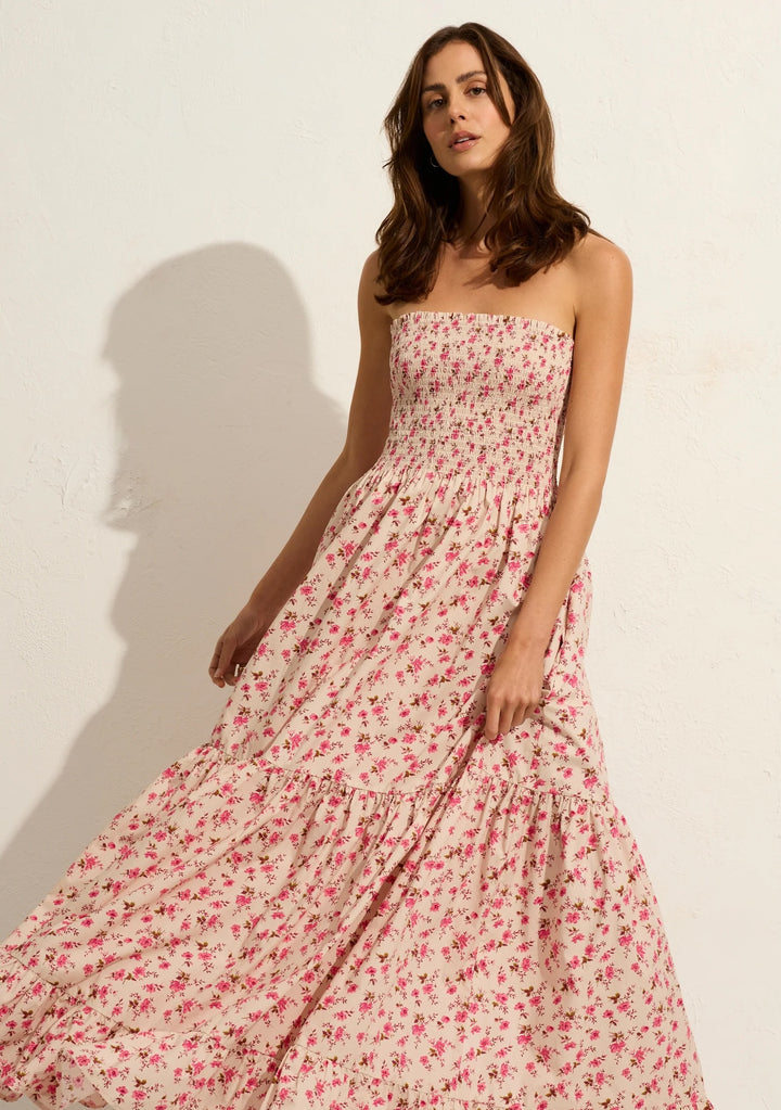 AUGUSTE THE LABEL Womens Anthea Maxi Dress - Oat Eloise Ditsy Floral, WOMENS DRESSES, AUGUSTE THE LABEL, Elwood 101