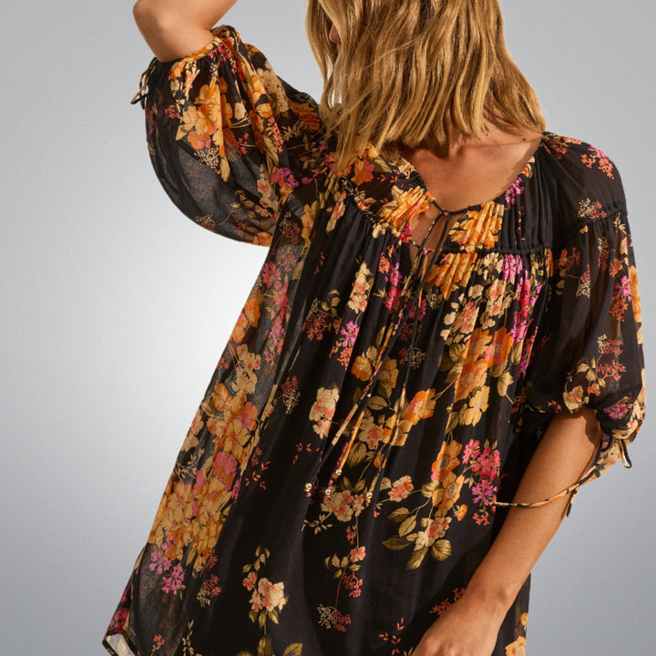 AUGUSTE THE LABEL Womens Autumn Mini Dress - Black, WOMENS DRESSES, AUGUSTE THE LABEL, Elwood 101