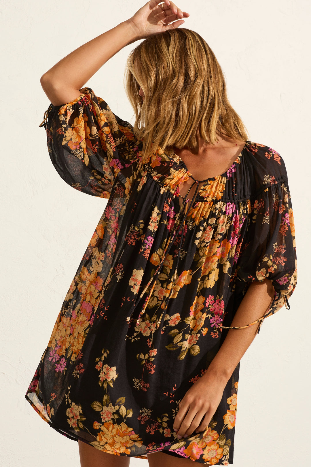 AUGUSTE THE LABEL Womens Autumn Mini Dress - Black, WOMENS DRESSES, AUGUSTE THE LABEL, Elwood 101