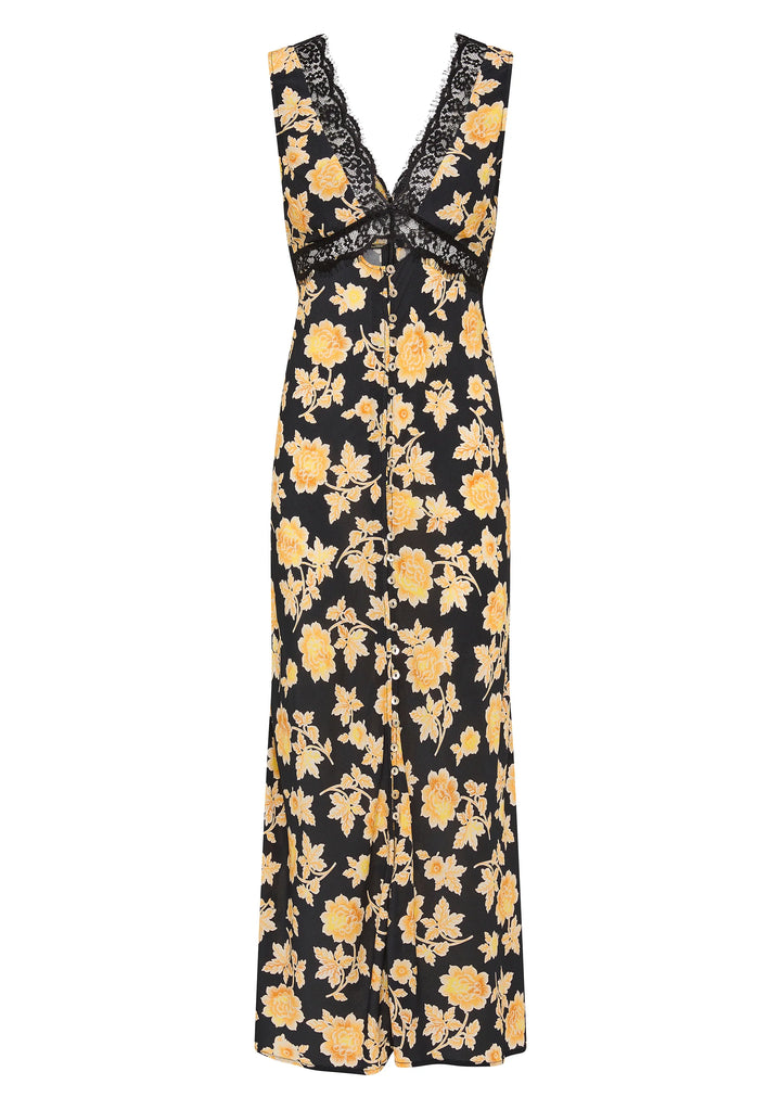 AUGUSTE THE LABEL Womens Cassia Midi Dress - Black, WOMENS DRESSES, AUGUSTE THE LABEL, Elwood 101