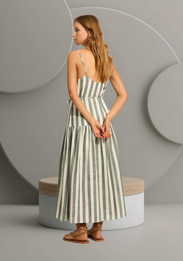 AUGUSTE THE LABEL Womens Elowen Maxi Dress - Forest Green, WOMENS DRESSES, AUGUSTE THE LABEL, Elwood 101