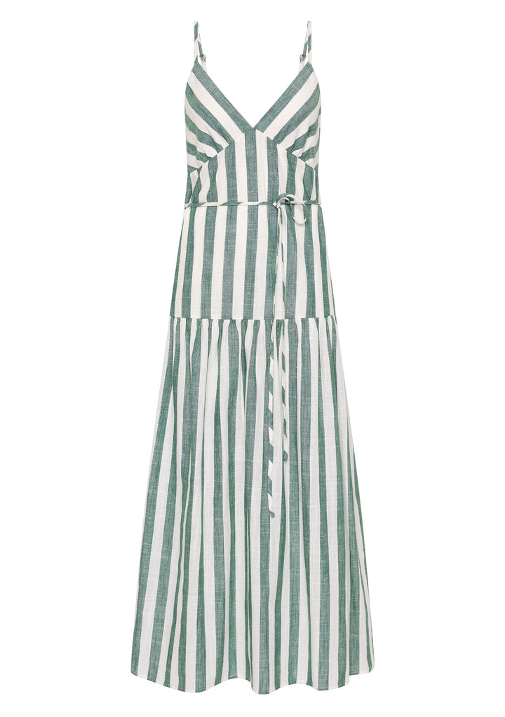 AUGUSTE THE LABEL Womens Elowen Maxi Dress - Forest Green, WOMENS DRESSES, AUGUSTE THE LABEL, Elwood 101