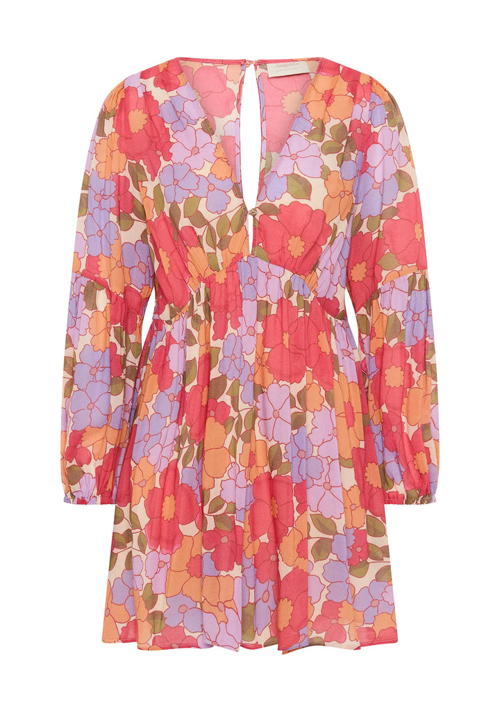 AUGUSTE THE LABEL Womens Helena Mini Dress - Red, WOMENS DRESSES, AUGUSTE THE LABEL, Elwood 101