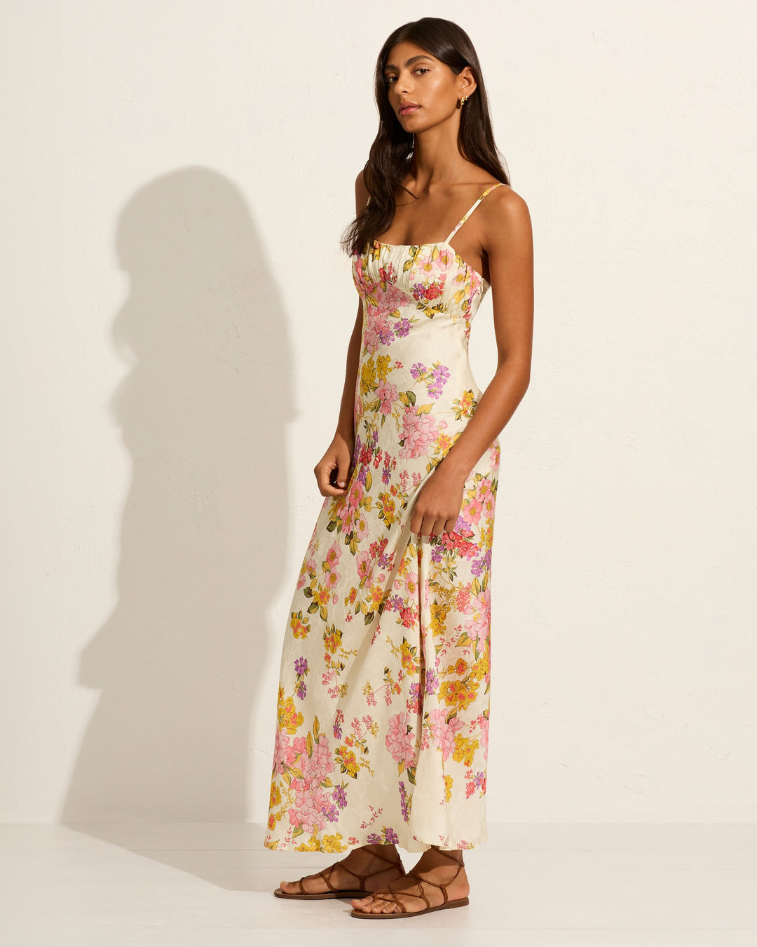 AUGUSTE THE LABEL Womens Lavinia Maxi Dress - Off White, WOMENS DRESSES, AUGUSTE THE LABEL, Elwood 101