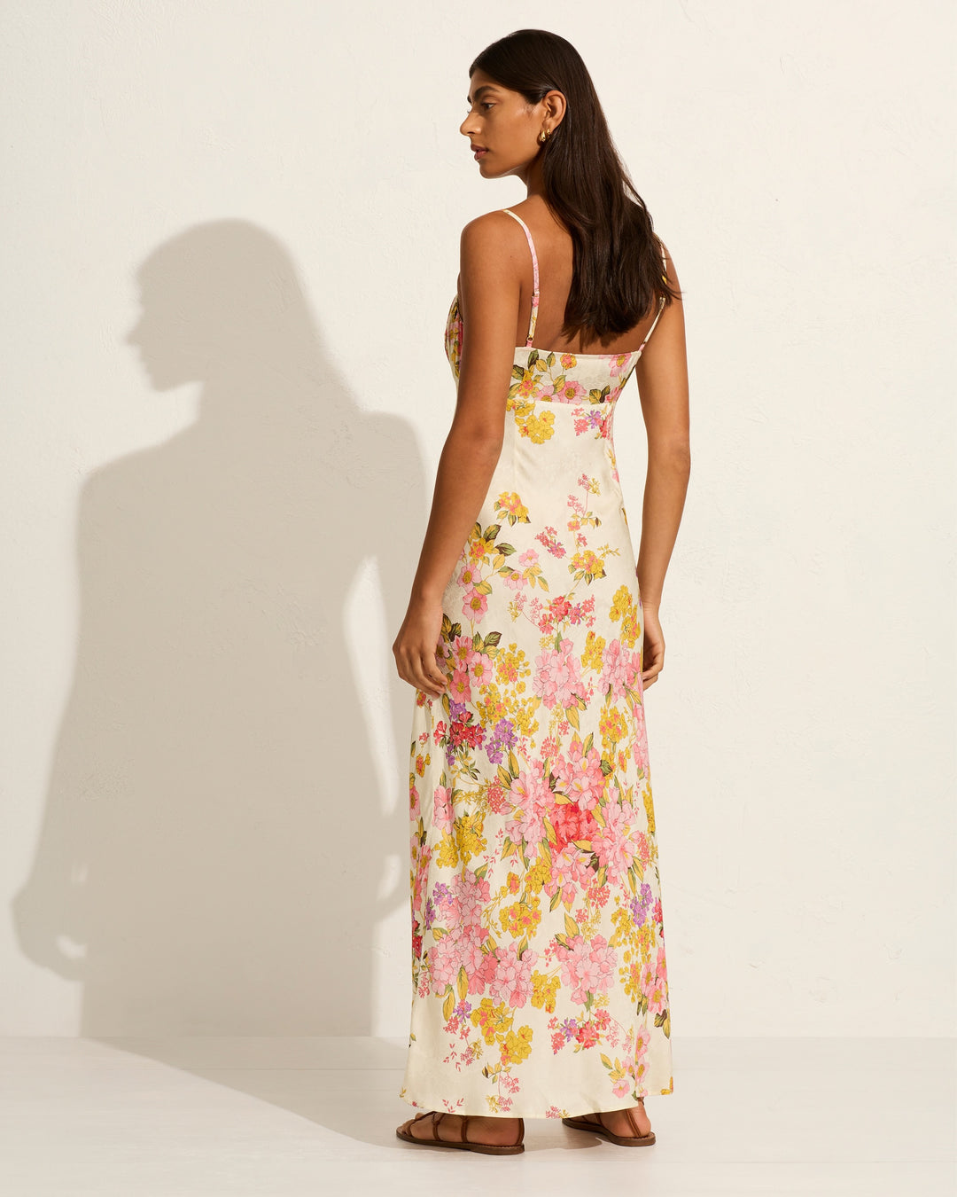 AUGUSTE THE LABEL Womens Lavinia Maxi Dress - Off White, WOMENS DRESSES, AUGUSTE THE LABEL, Elwood 101