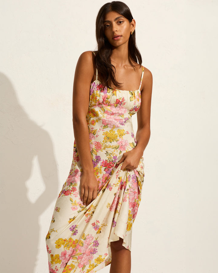 AUGUSTE THE LABEL Womens Lavinia Maxi Dress - Off White, WOMENS DRESSES, AUGUSTE THE LABEL, Elwood 101