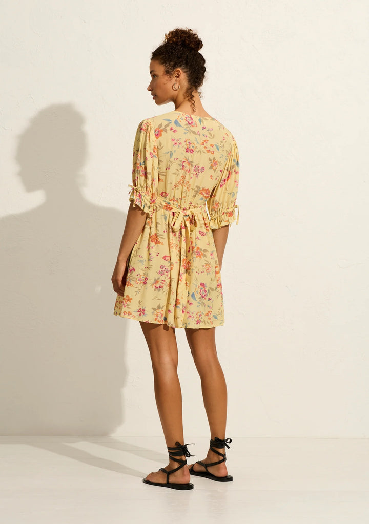 AUGUSTE THE LABEL Womens Nereida Mini Dress Lemon, WOMENS DRESSES, AUGUSTE THE LABEL, Elwood 101