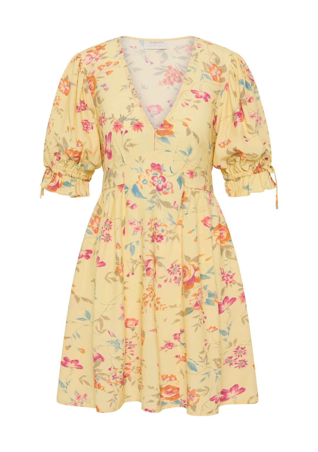 AUGUSTE THE LABEL Womens Nereida Mini Dress Lemon, WOMENS DRESSES, AUGUSTE THE LABEL, Elwood 101