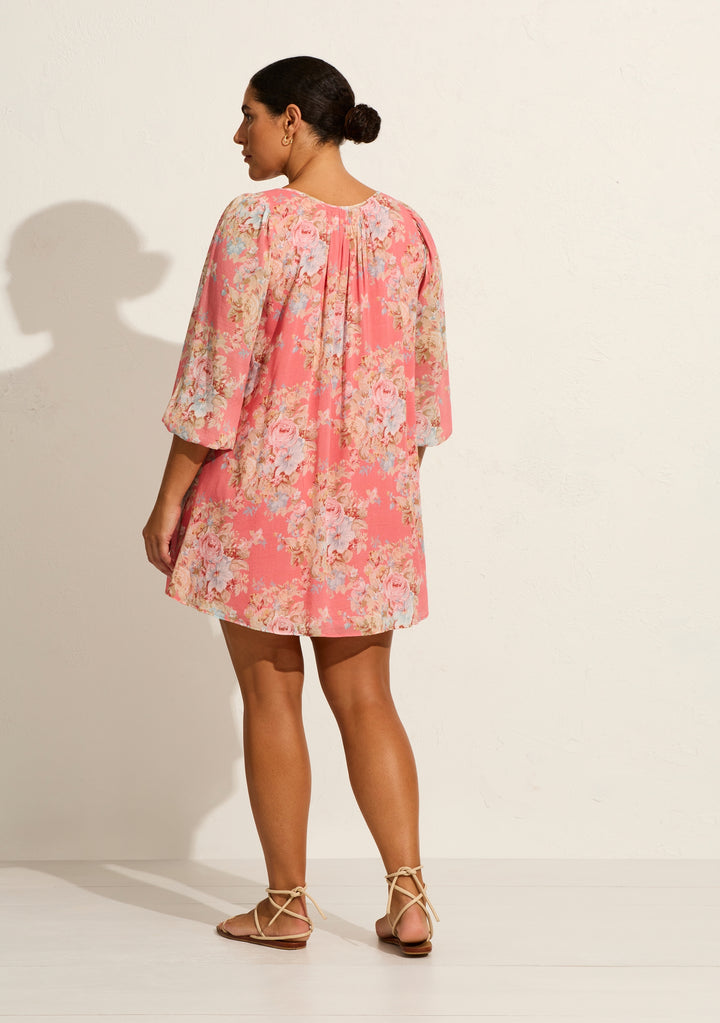 AUGUSTE THE LABEL Womens Willow Mini Dress - Rose Pink, WOMENS DRESSES, AUGUSTE THE LABEL, Elwood 101