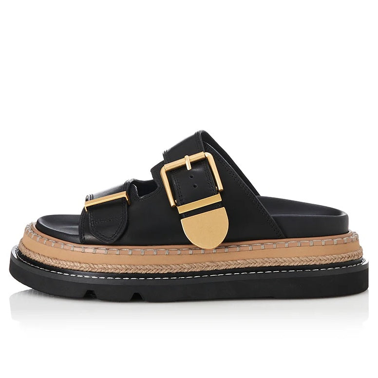 ALIAS MAE Womens Venus Leather Sandals - Black Leather, WOMENS SHOES, ALIAS MAE, Elwood 101