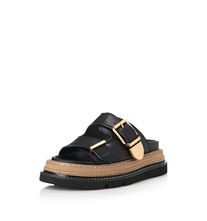 ALIAS MAE Womens Venus Leather Sandals - Black Leather, WOMENS SHOES, ALIAS MAE, Elwood 101