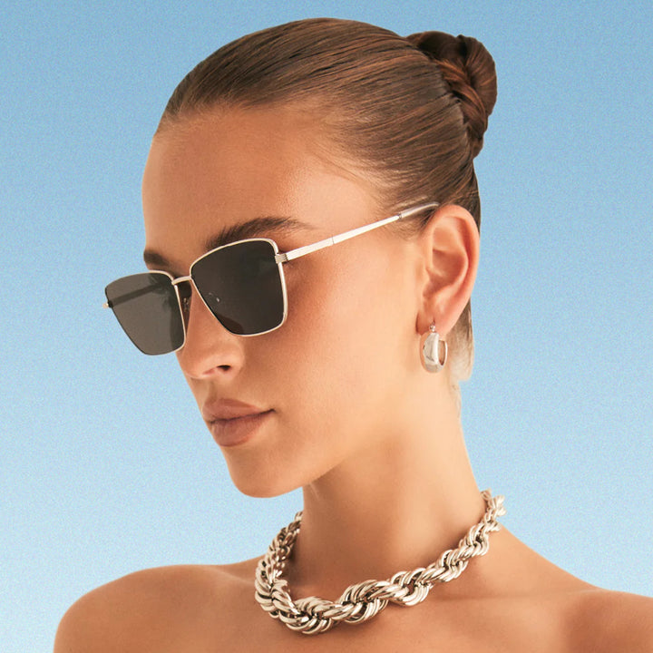 BANBE EYEWEAR Womens The Natalia Polarised Sunglasses - Dark Silver / Light Silver, SUNGLASSES UNISEX, BANBE, Elwood 101