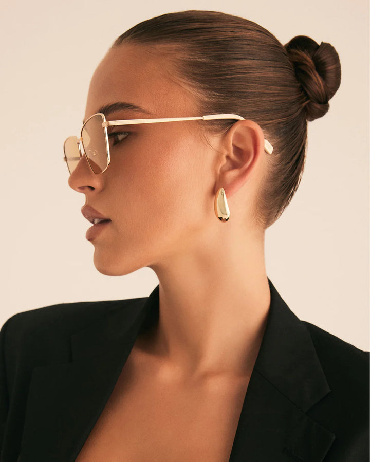 BANBE EYEWEAR Womens The Natalia Polarised Sunglasses - Light Gold, SUNGLASSES UNISEX, BANBE, Elwood 101