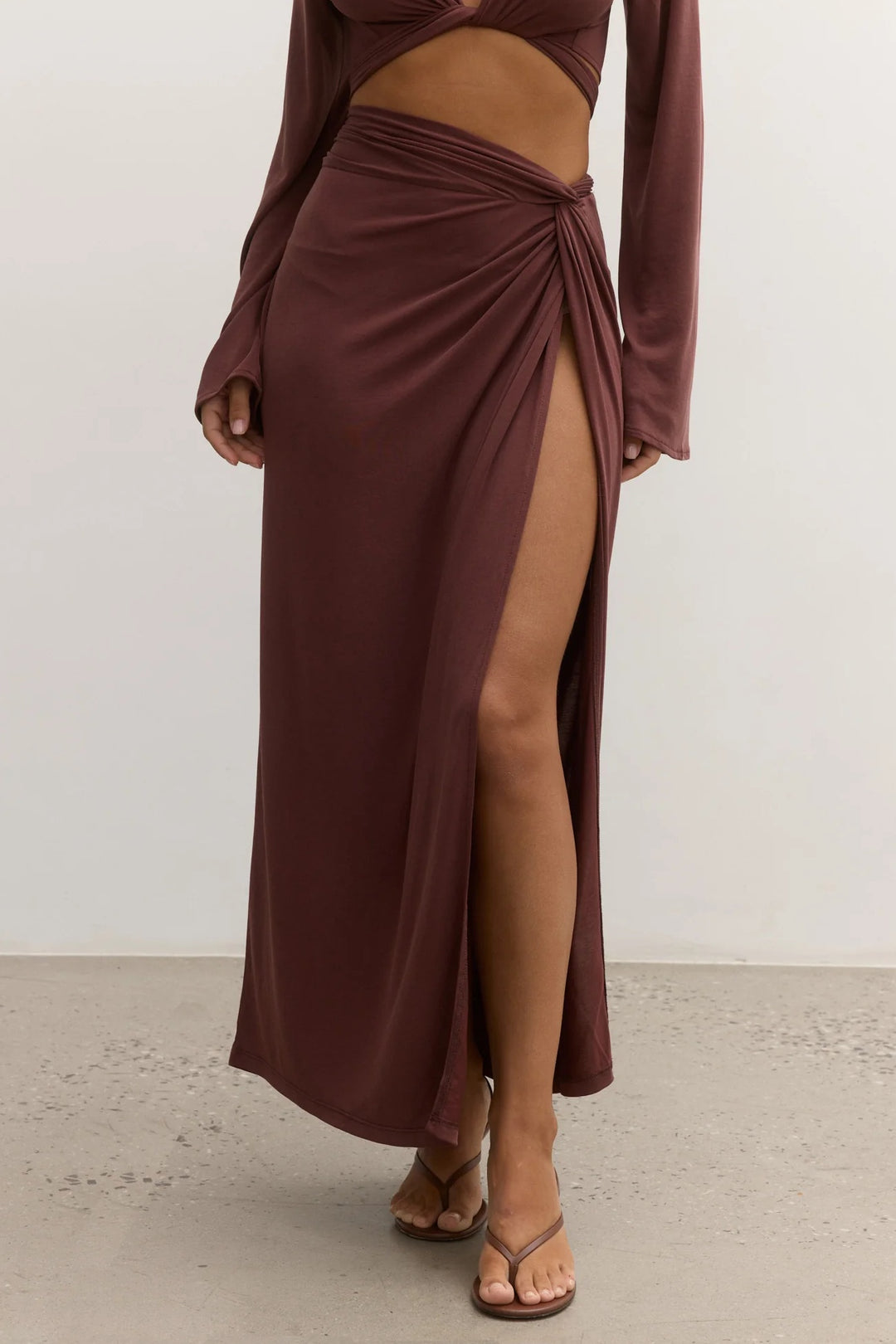 BAYSE BRAND Womens Adriana Skirt Chocolate, WOMENS SKIRTS, BAYSE BRAND, Elwood 101