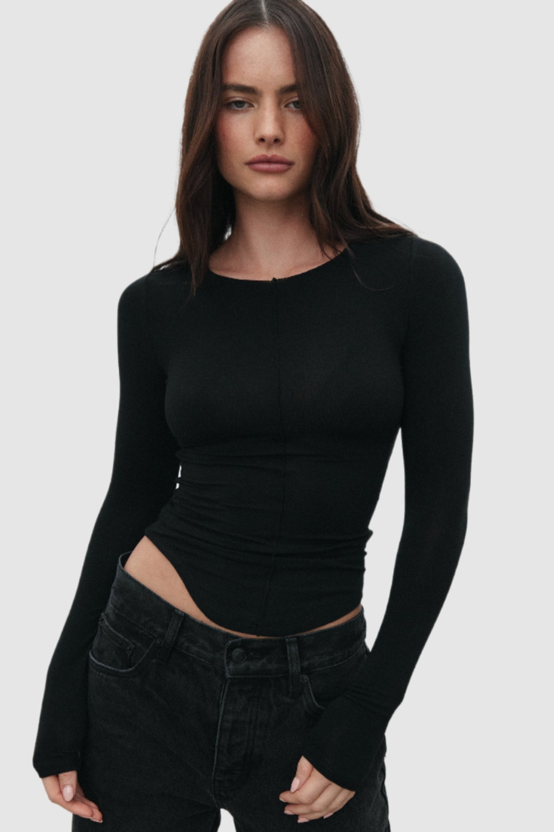 BAYSE BRAND Womens Anisa Top - Shadow, WOMENS TOPS & SHIRTS, BAYSE BRAND, Elwood 101