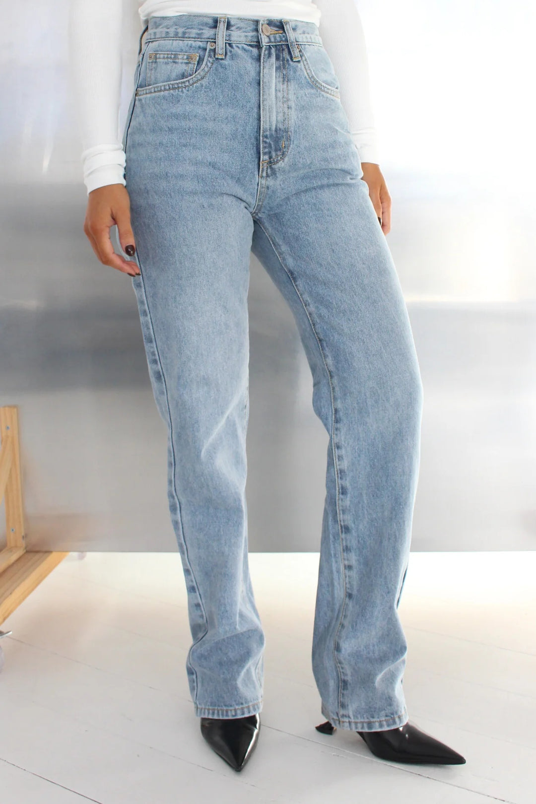 BAYSE BRAND Womens Heidi High Waisted Jeans Atlanta, WOMENS DENIM, BAYSE BRAND, Elwood 101