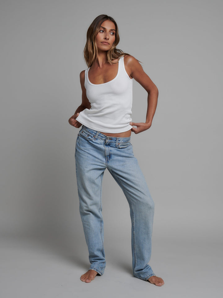 BAYSE BRAND Womens Jordy Tank - White, WOMENS TEES & TANKS, BAYSE BRAND, Elwood 101