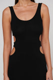 BAYSE BRAND Womens Lane Midi Dress - Black, WOMENS DRESSES, BAYSE BRAND, Elwood 101
