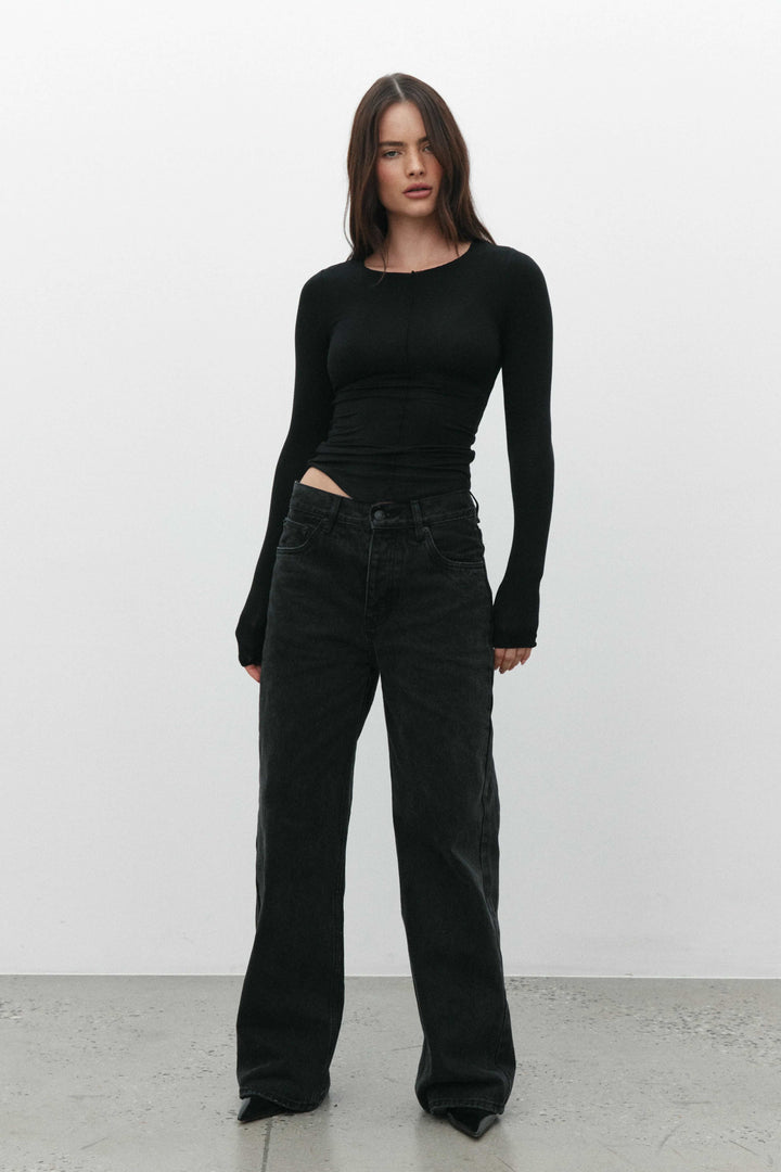 BAYSE BRAND Womens Anisa Top - Shadow, WOMENS TOPS & SHIRTS, BAYSE BRAND, Elwood 101