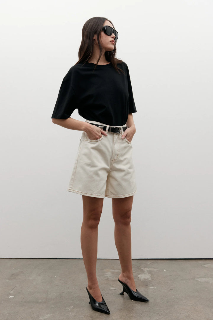 BAYSE BRAND Womens Jonas Boyfriend Tee - Black, WOMENS TEES & TANKS, BAYSE BRAND, Elwood 101