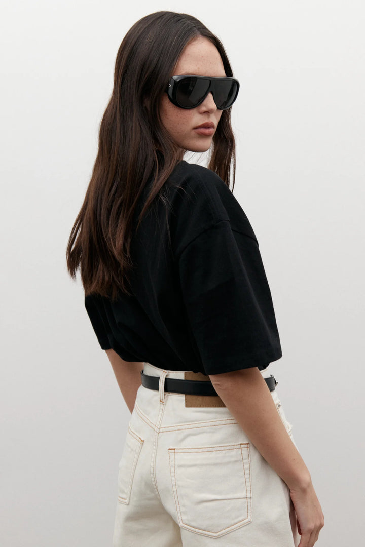 BAYSE BRAND Womens Jonas Boyfriend Tee - Black, WOMENS TEES & TANKS, BAYSE BRAND, Elwood 101