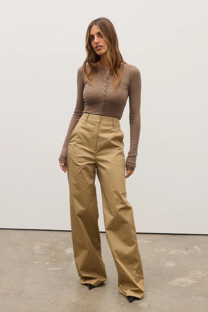 BAYSE BRAND Womens Lara Bodysuit - Cedar, WOMENS BODYSUITS, BAYSE BRAND, Elwood 101