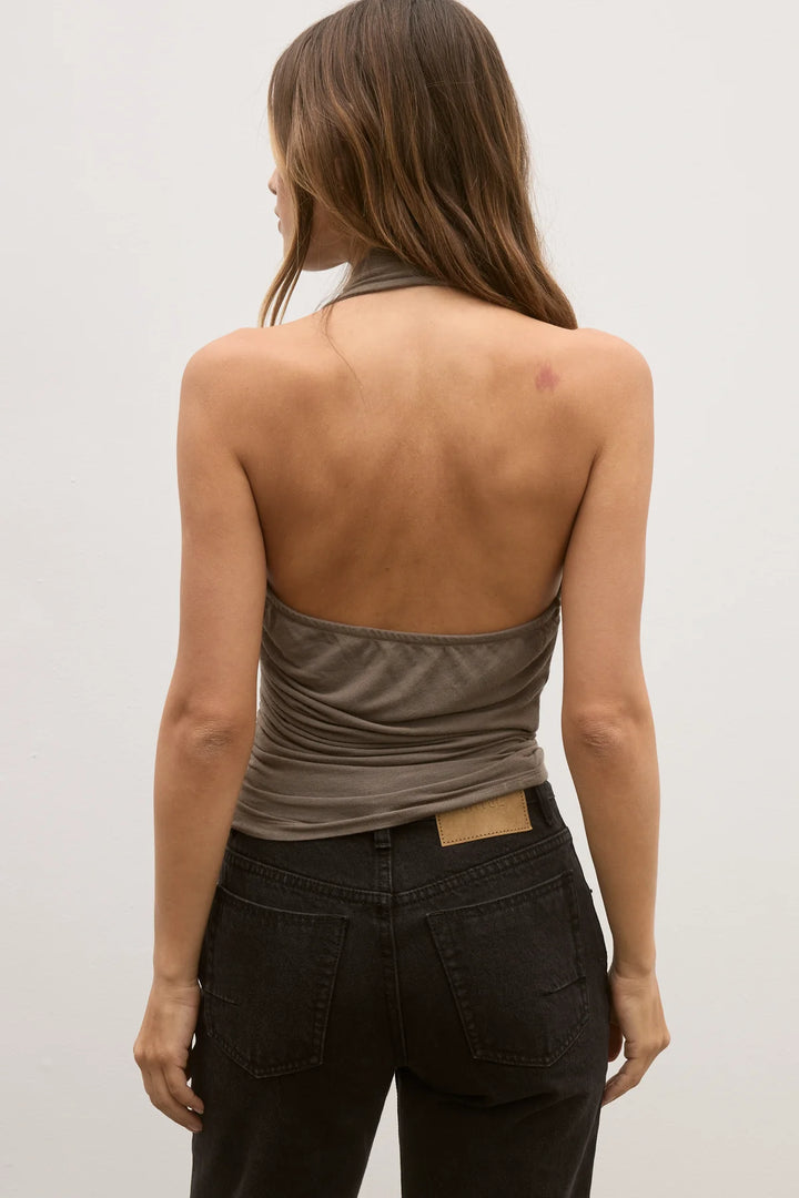 BAYSE BRAND Womens Lucienne Top in Mink, WOMENS TOPS & SHIRTS, BAYSE BRAND, Elwood 101