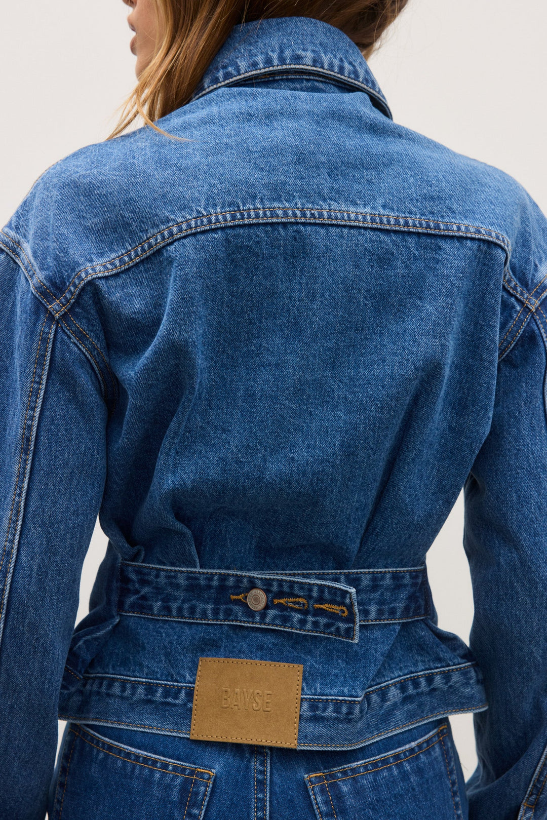 Pre Order BAYSE BRAND Womens Violet Denim Jacket - Denver Blue, WOMENS COATS & JACKETS, BAYSE BRAND, Elwood 101