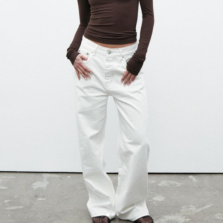 BAYSE BRAND Womens Perry Denim - Geisha White, WOMENS DENIM, BAYSE BRAND, Elwood 101