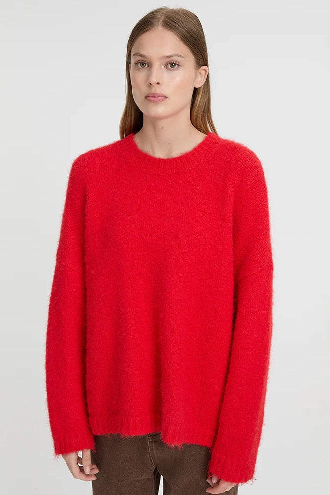 BLANCA Womens Rosmunda Sweater Red, WOMENS KNITS & SWEATERS, BLANCA, Elwood 101