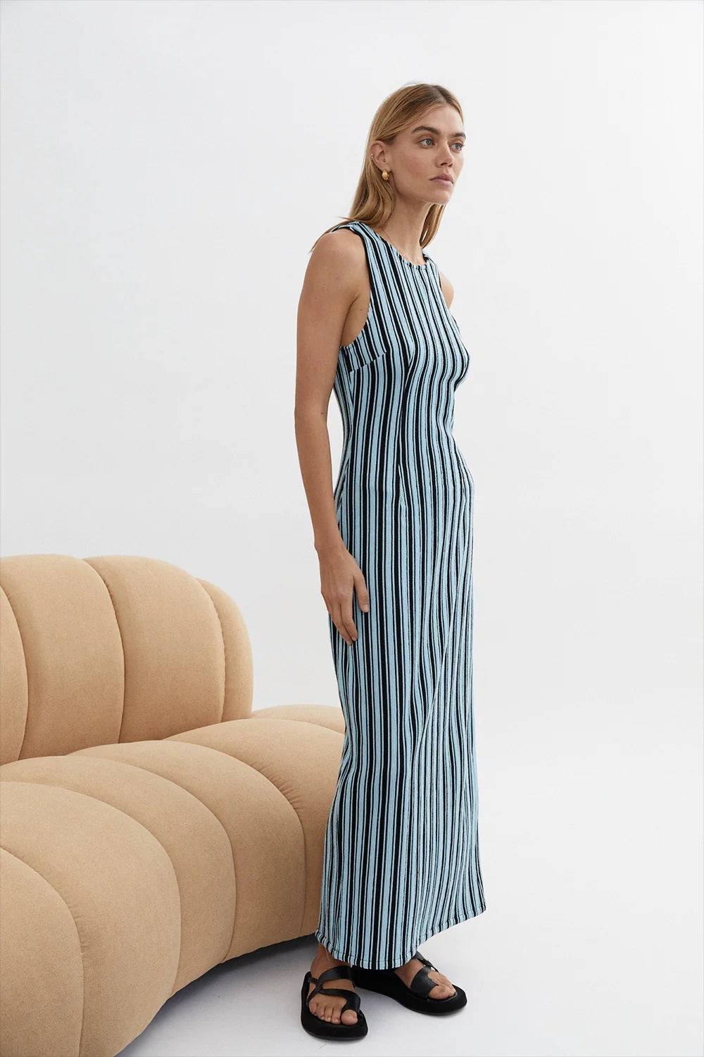 BLANCA Womens Demi Dress Blue, WOMENS DRESSES, BLANCA, Elwood 101