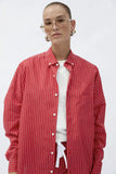 BLANCA Womens Jerico Shirt - Red /White Stripe, WOMENS TOPS & SHIRTS, BLANCA, Elwood 101