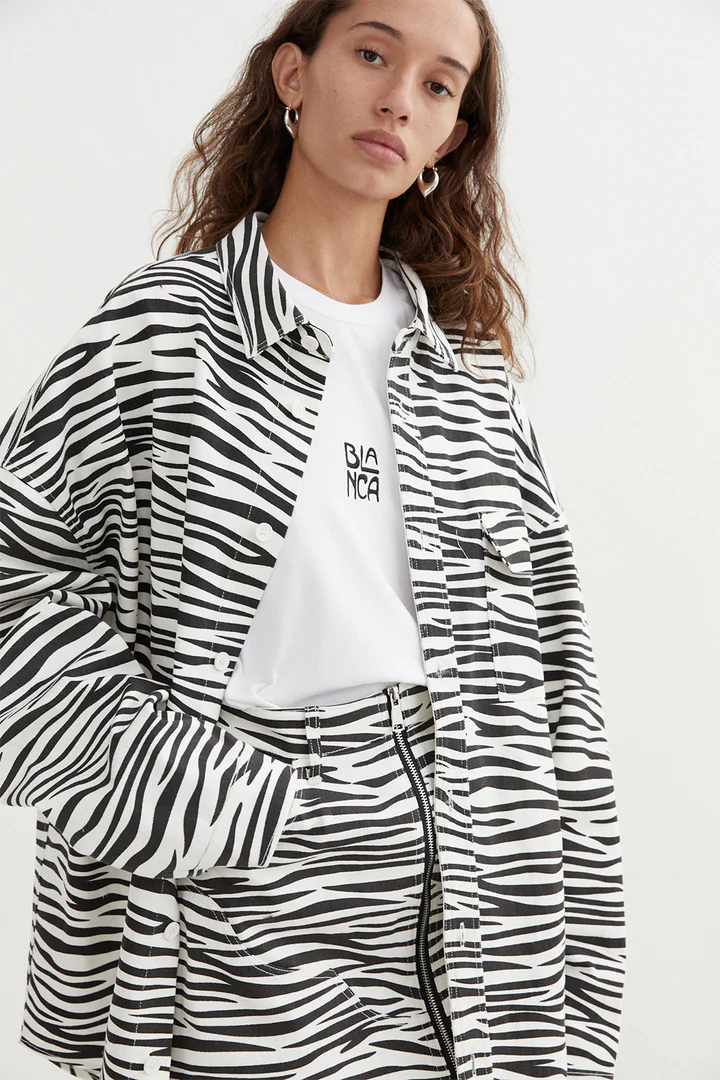 BLANCA Womens Quinn Jacket - Zebra, WOMENS COATS & JACKETS, BLANCA, Elwood 101