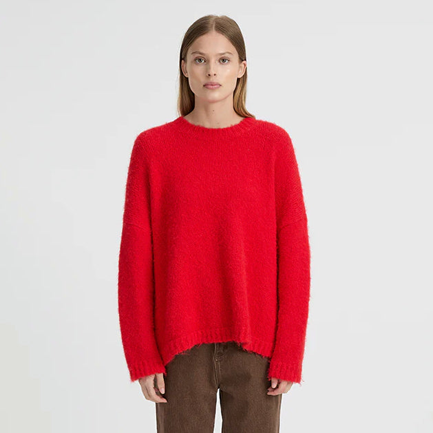 BLANCA Womens Rosmunda Sweater Red, WOMENS KNITS & SWEATERS, BLANCA, Elwood 101