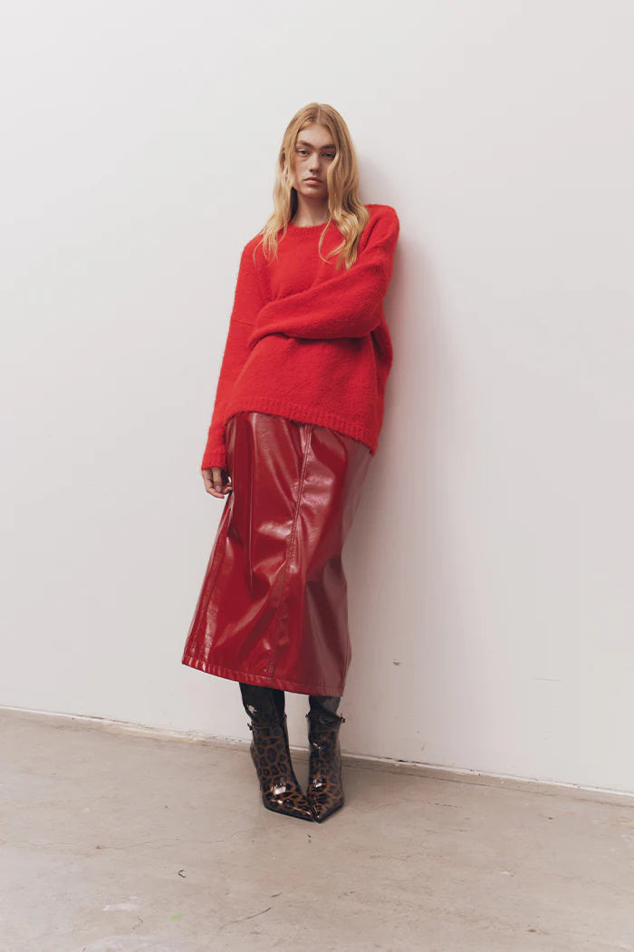 BLANCA Womens Rosmunda Sweater Red, WOMENS KNITS & SWEATERS, BLANCA, Elwood 101