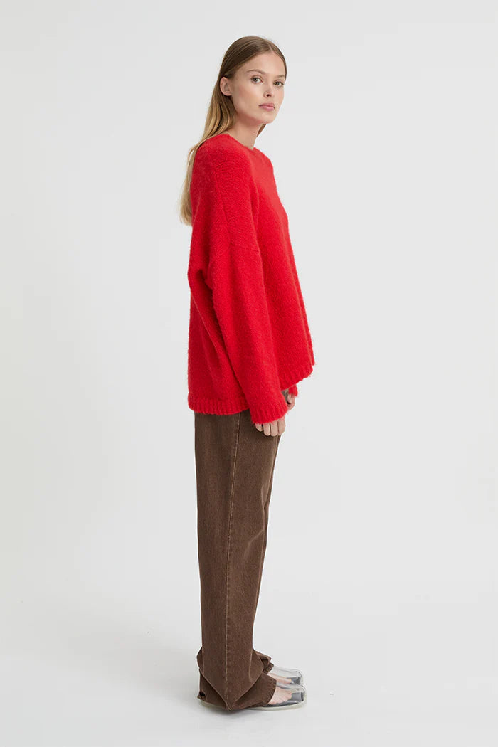 BLANCA Womens Rosmunda Sweater Red, WOMENS KNITS & SWEATERS, BLANCA, Elwood 101