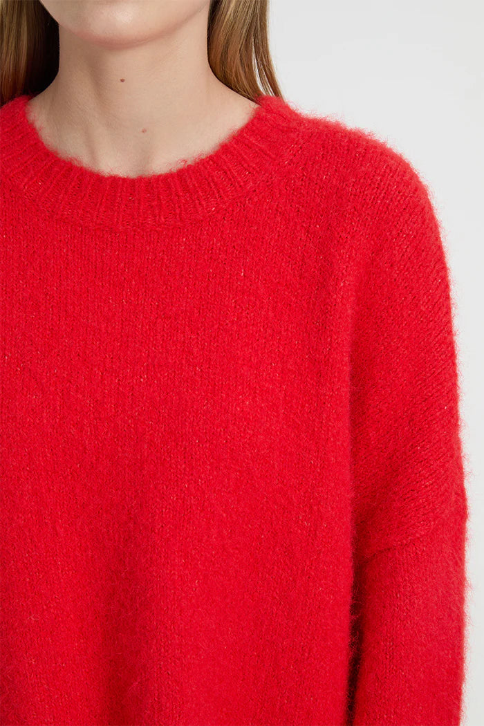 BLANCA Womens Rosmunda Sweater Red, WOMENS KNITS & SWEATERS, BLANCA, Elwood 101
