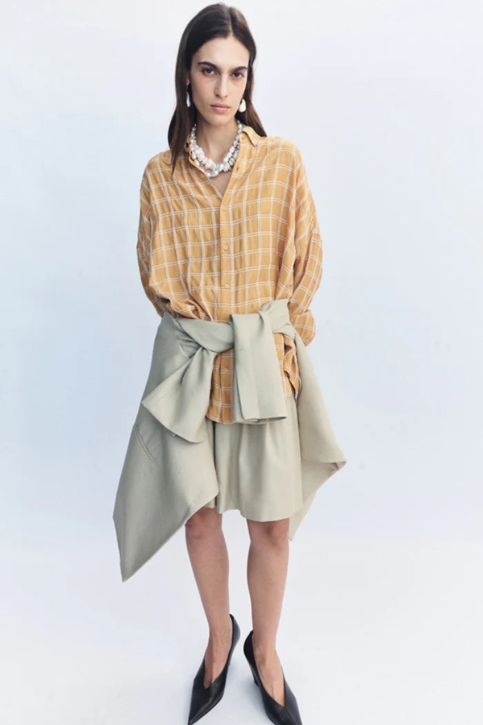 BLANCA Womens Tommy Shirt in Mustard, WOMENS TOPS & SHIRTS, BLANCA, Elwood 101