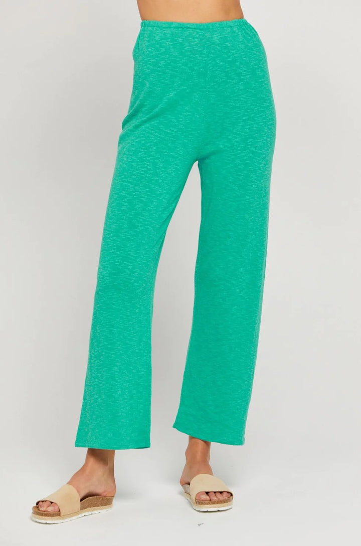 BY RIDLEY Womens Allyson Linen Pant - Emerald, WOMENS PANTS, BY RIDLEY, Elwood 101