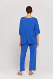 BY RIDLEY Womens Savannah Linen Top - Royal Blue, WOMENS TOPS & SHIRTS, BY RIDLEY, Elwood 101