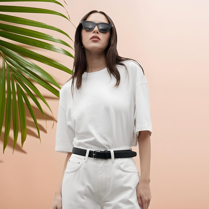 BAYSE BRAND Womens Jonas Boyfriend Tee - White, WOMENS TEES & TANKS, BAYSE BRAND, Elwood 101